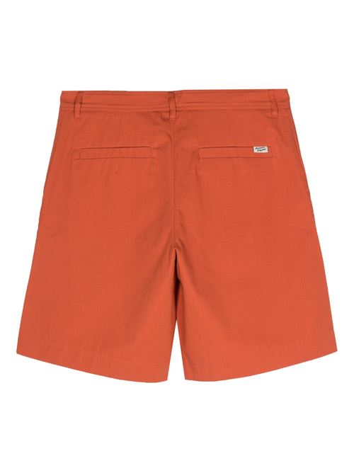 Short di colore arancione bruciato MAISON KITSUNE | MM01402WW0074P674